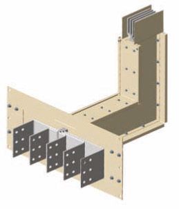 Vertical Elbow with Flanged End